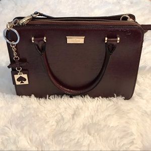 KATE SPADE Lise Bixby Place Patent Leather Satchel